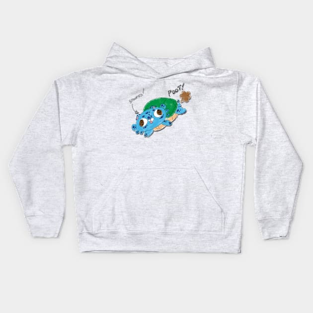 The Great Picasso, Catculus, draws Turtlecat! Kids Hoodie by ithoughtiwascrazy